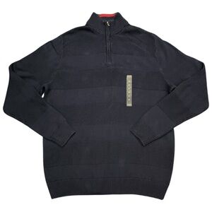 Chaps Men's Navy Zip-Up Sweater
